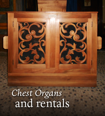 chest organs and rentals