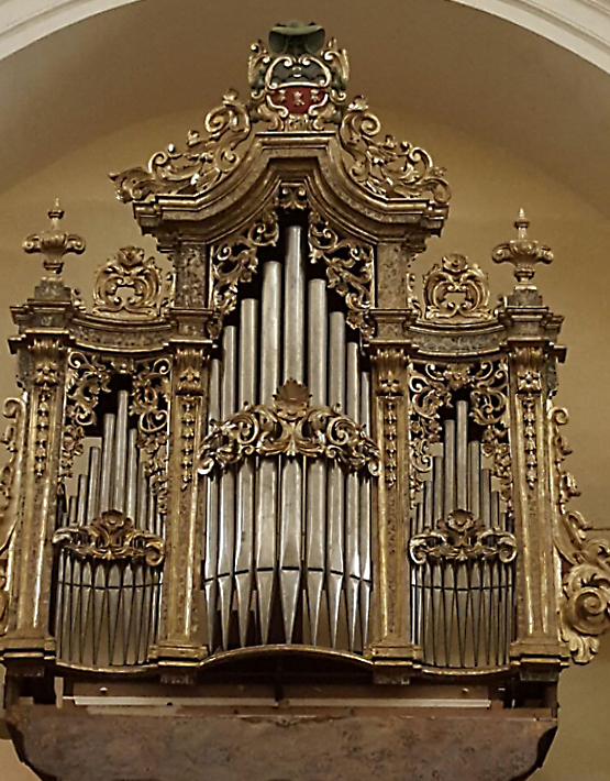 Cattedrale di Ugento - Santa Maria di Leuca: organo attribuito alla famiglia Kirche 1747